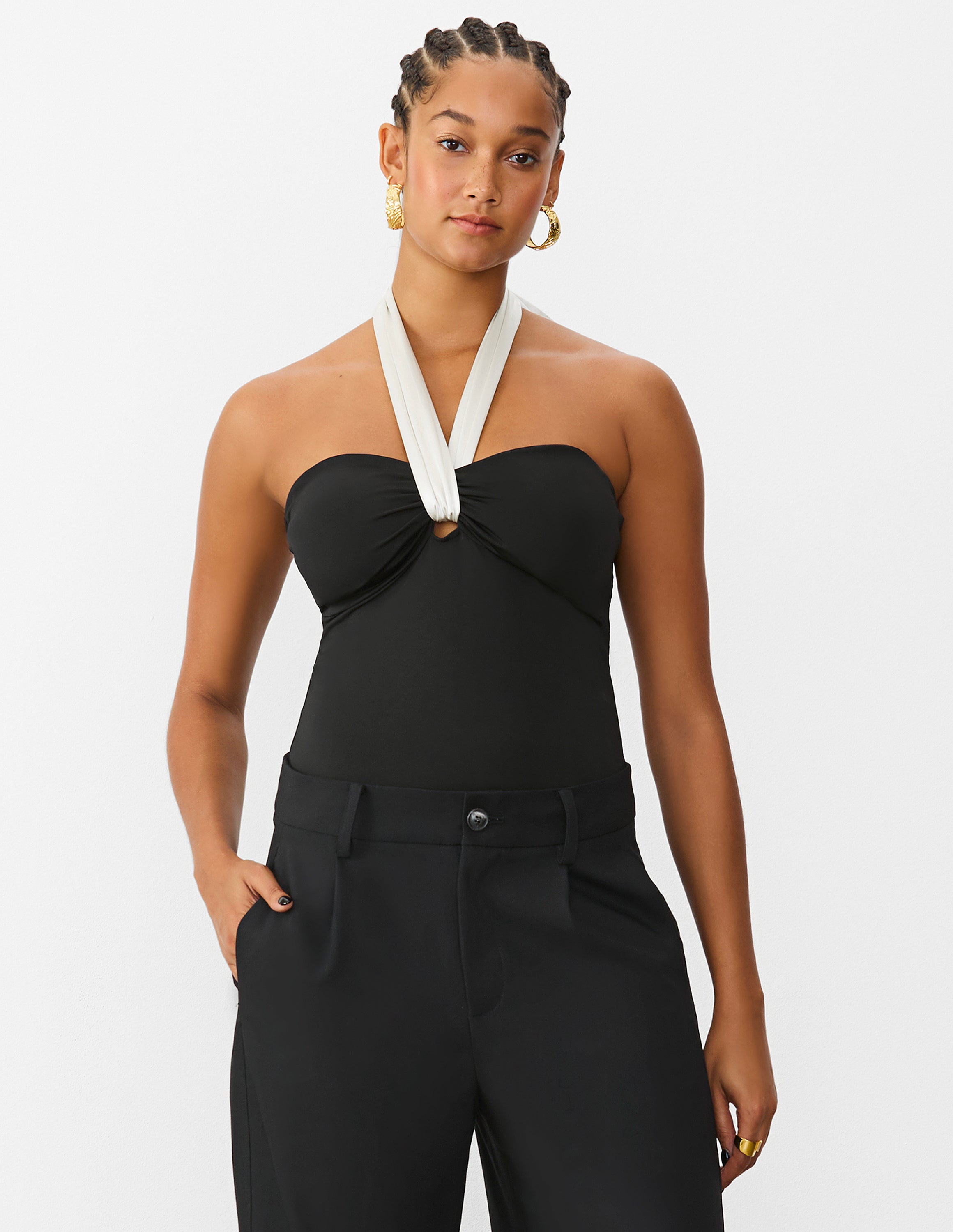 Twist Neck Halter Top curated on LTK