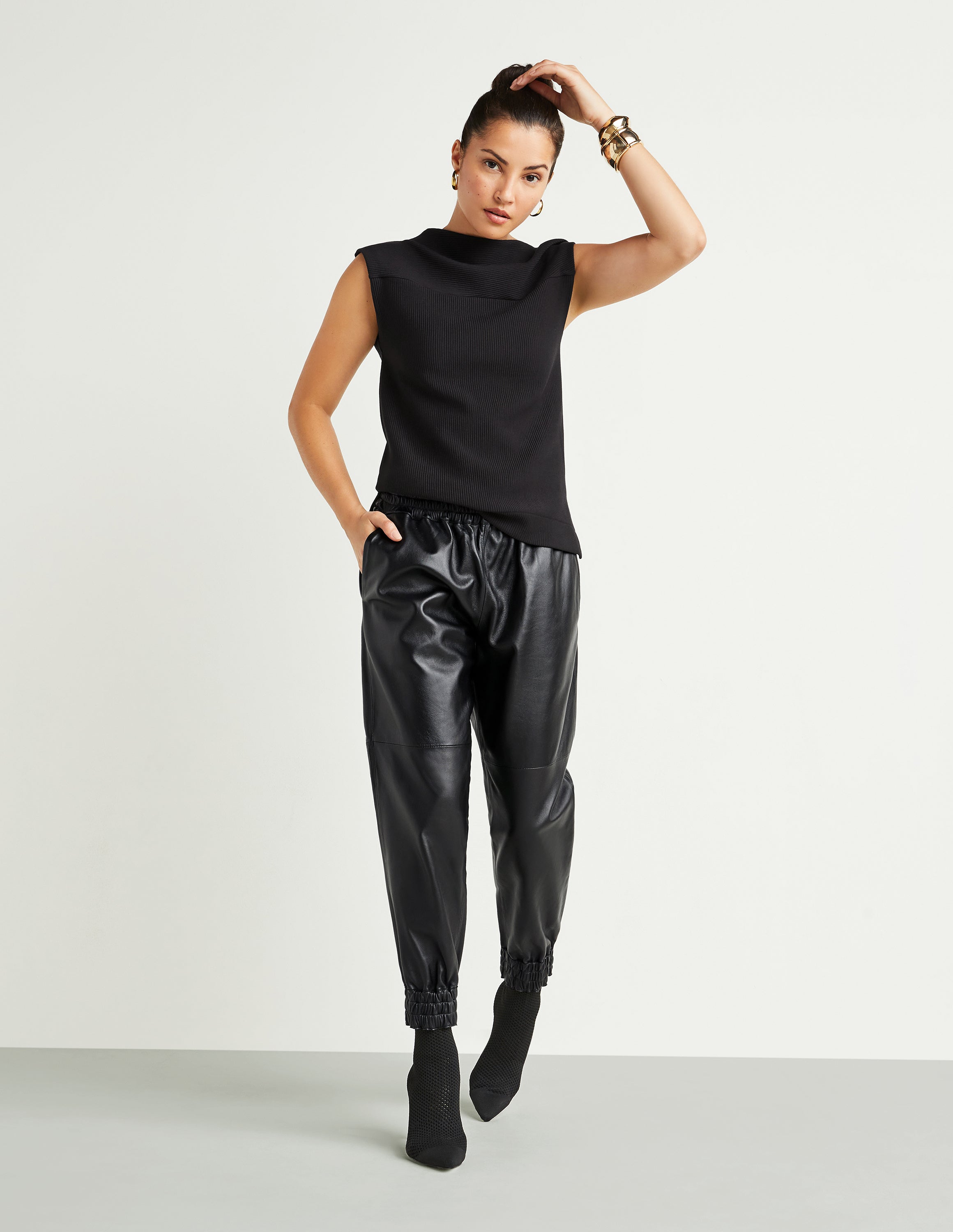 Asymmetric-Neck Top