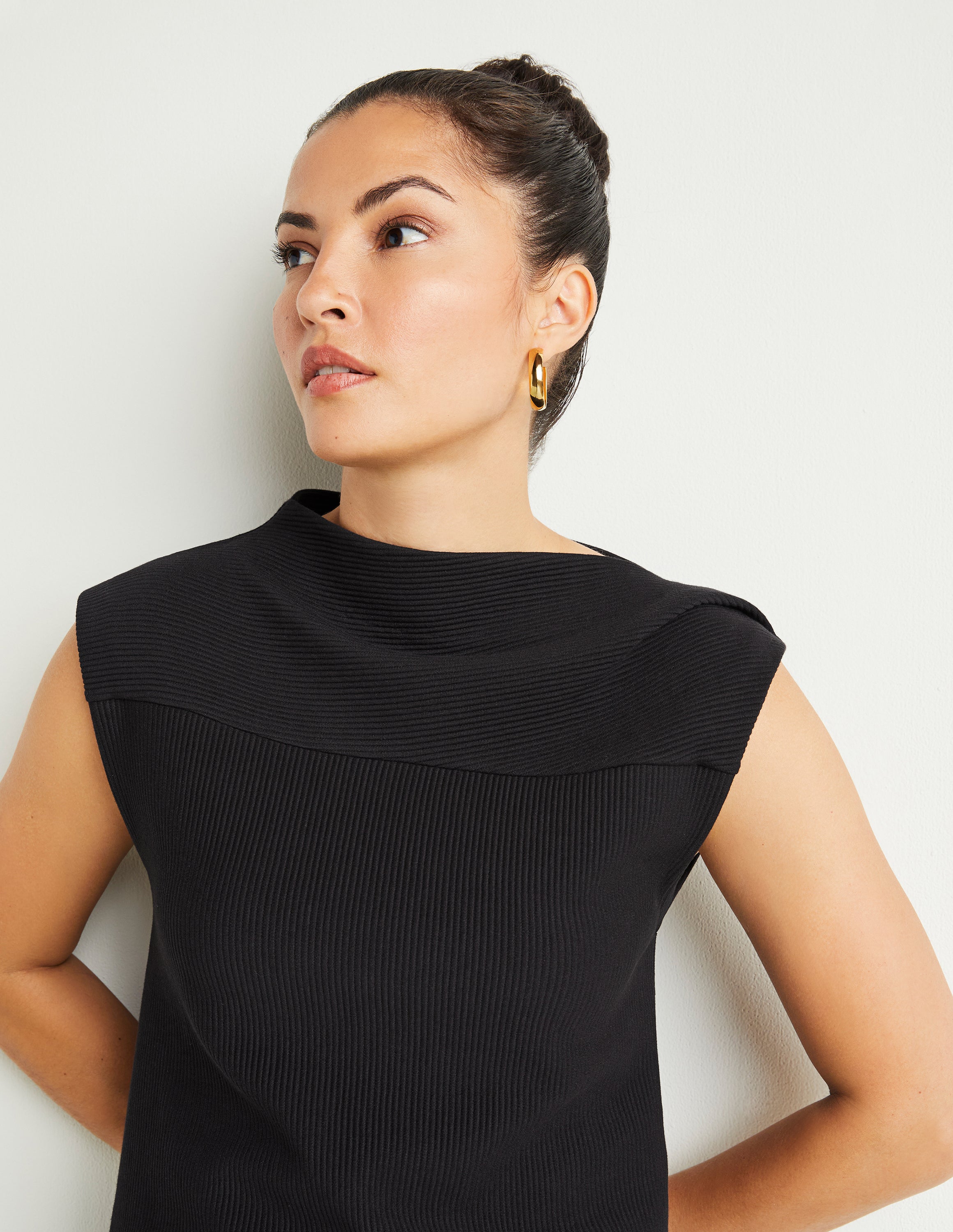 Asymmetric-Neck Top