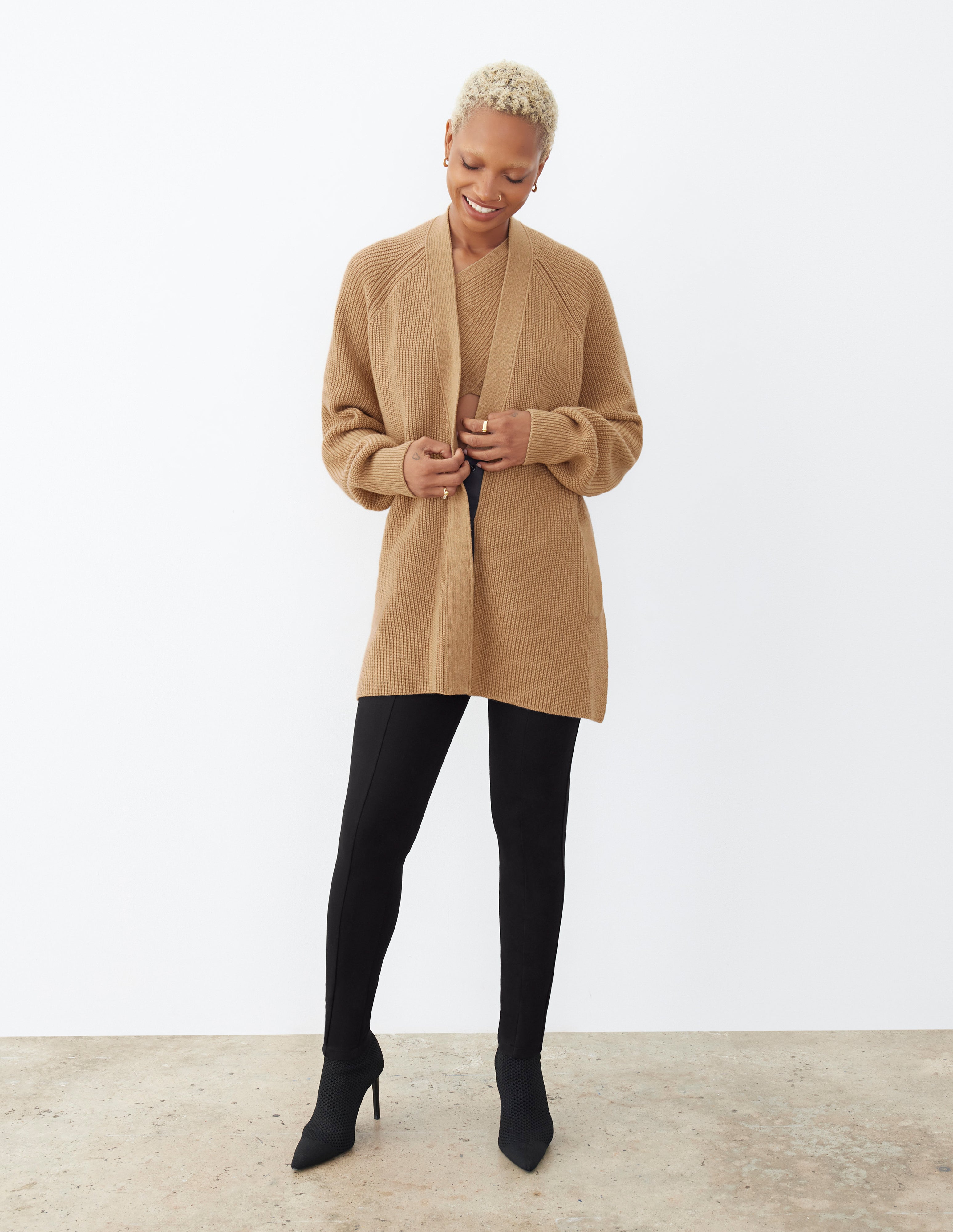 Snap Front Cardigan
