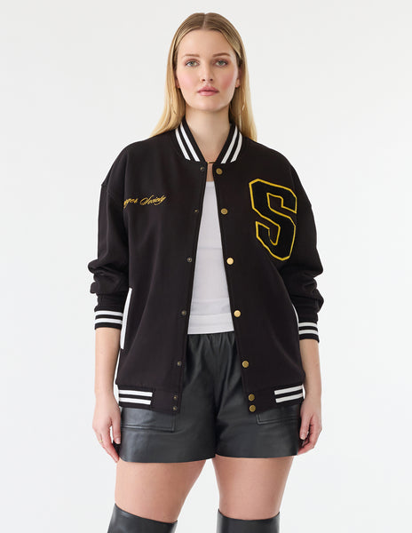 Robin outlet varsity jacket