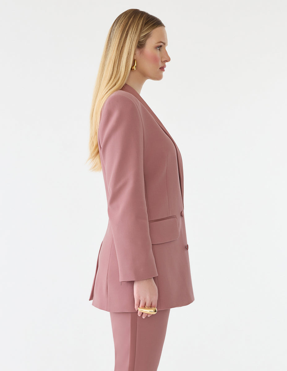 Women's satin online tuxedo suit
