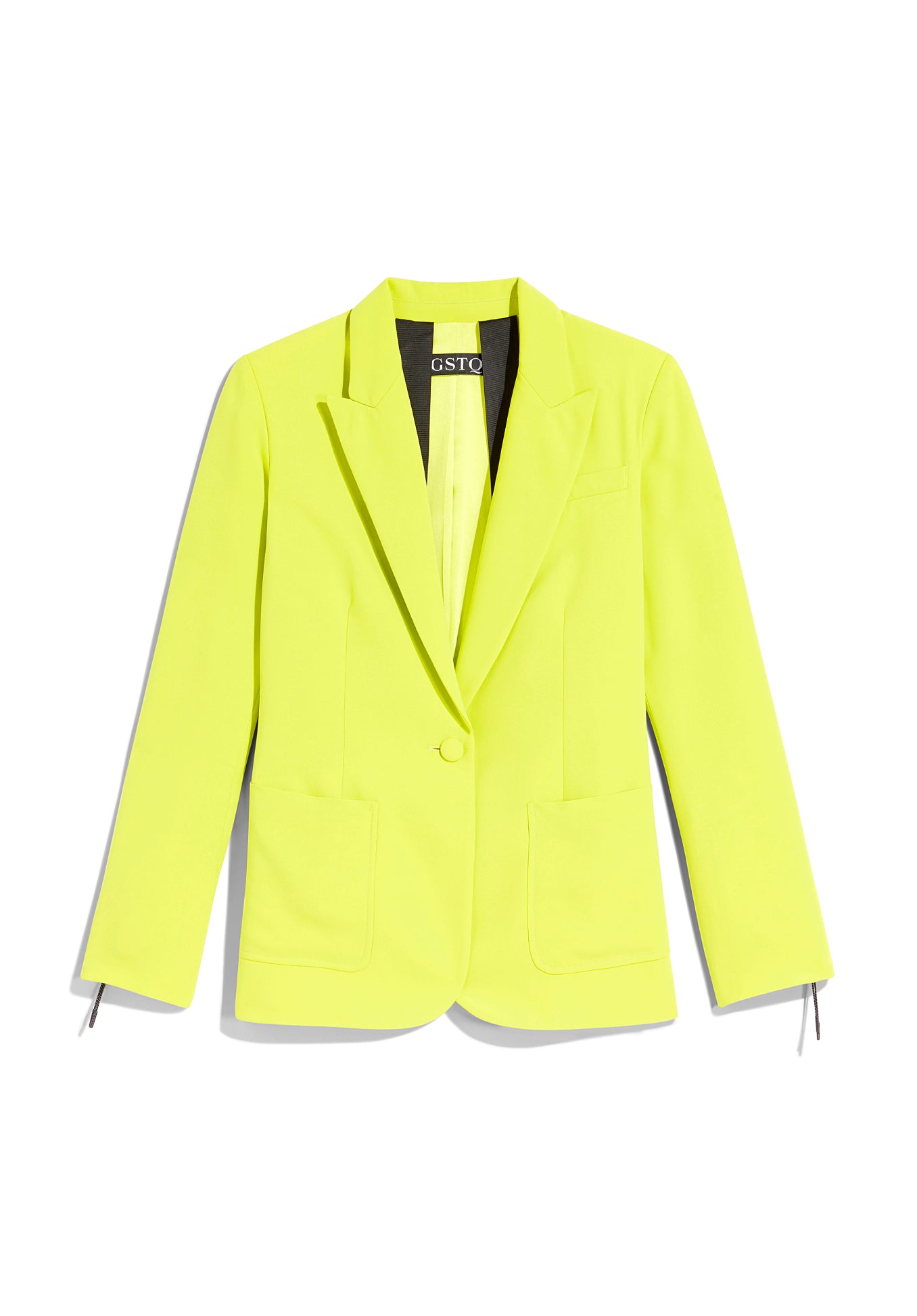 Luxe Suit Blazer in Acid Lime