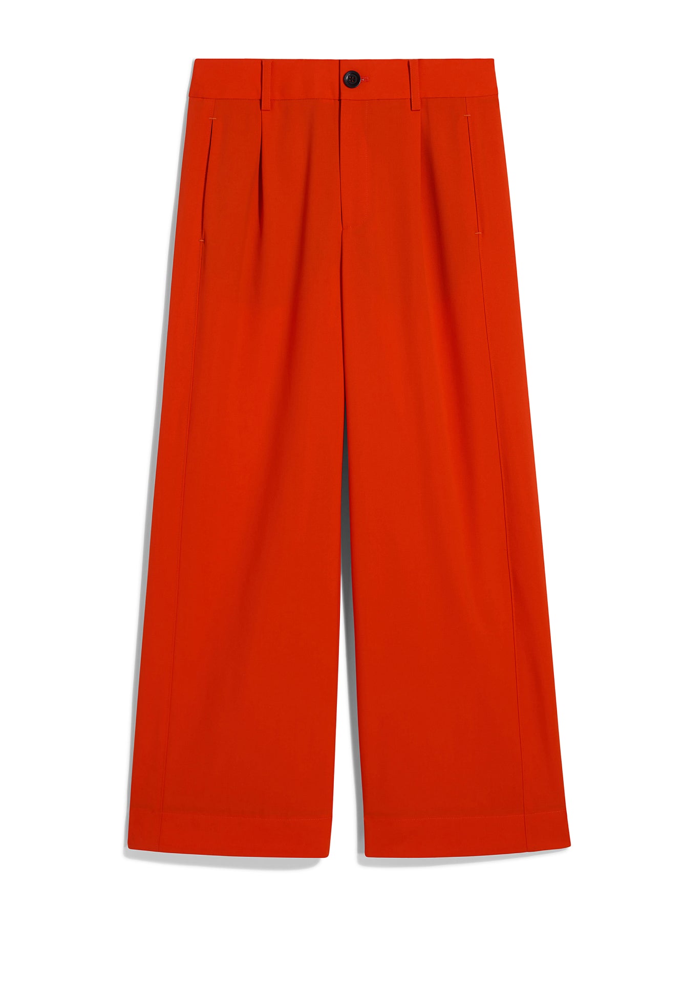 Luxe Full Flare Trouser in Neon Rouge