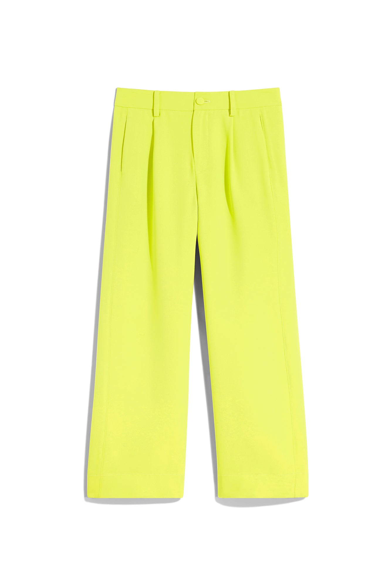 Luxe Full Flare Trouser in Acid Lime