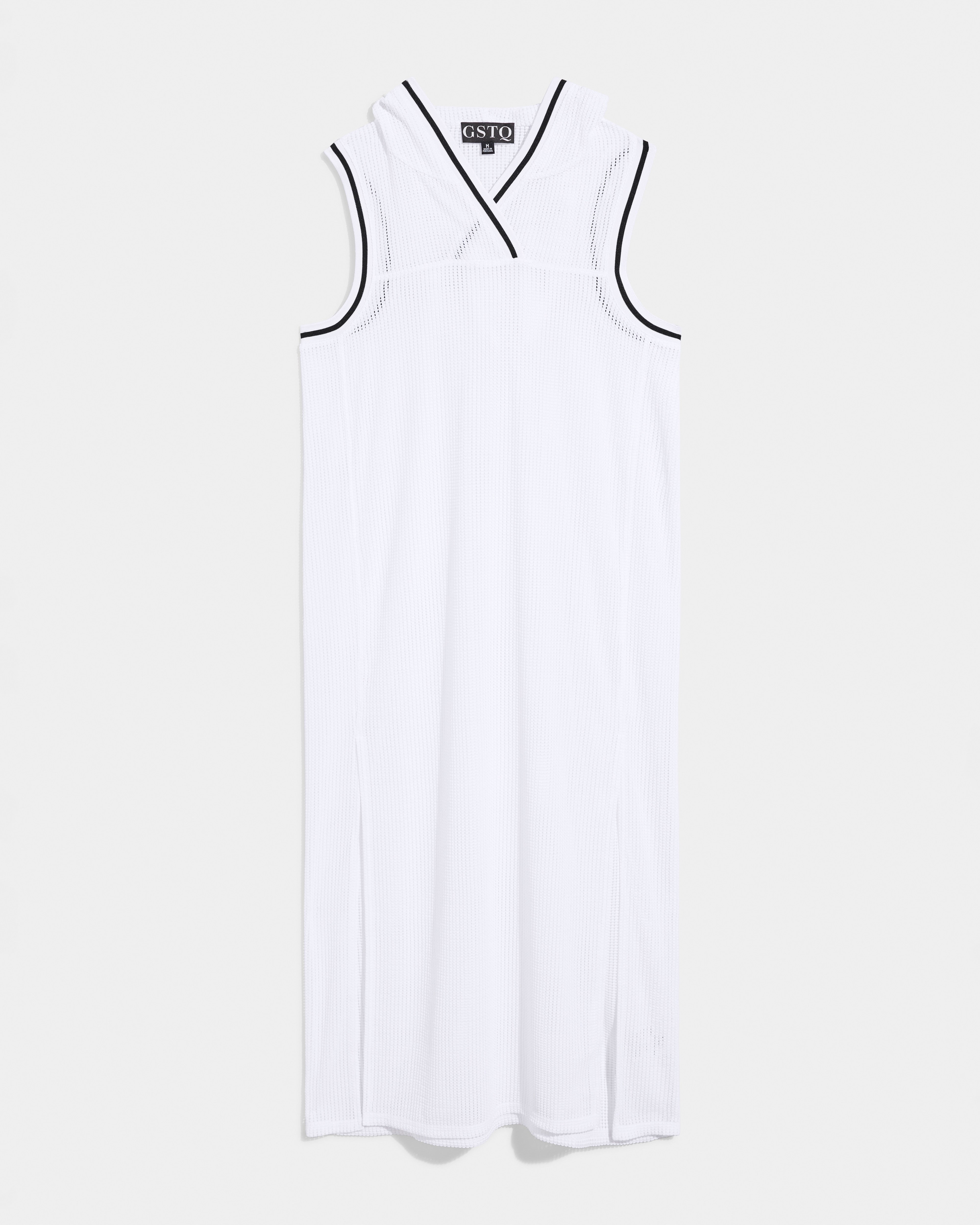 Hooded Midi Mesh Tunic