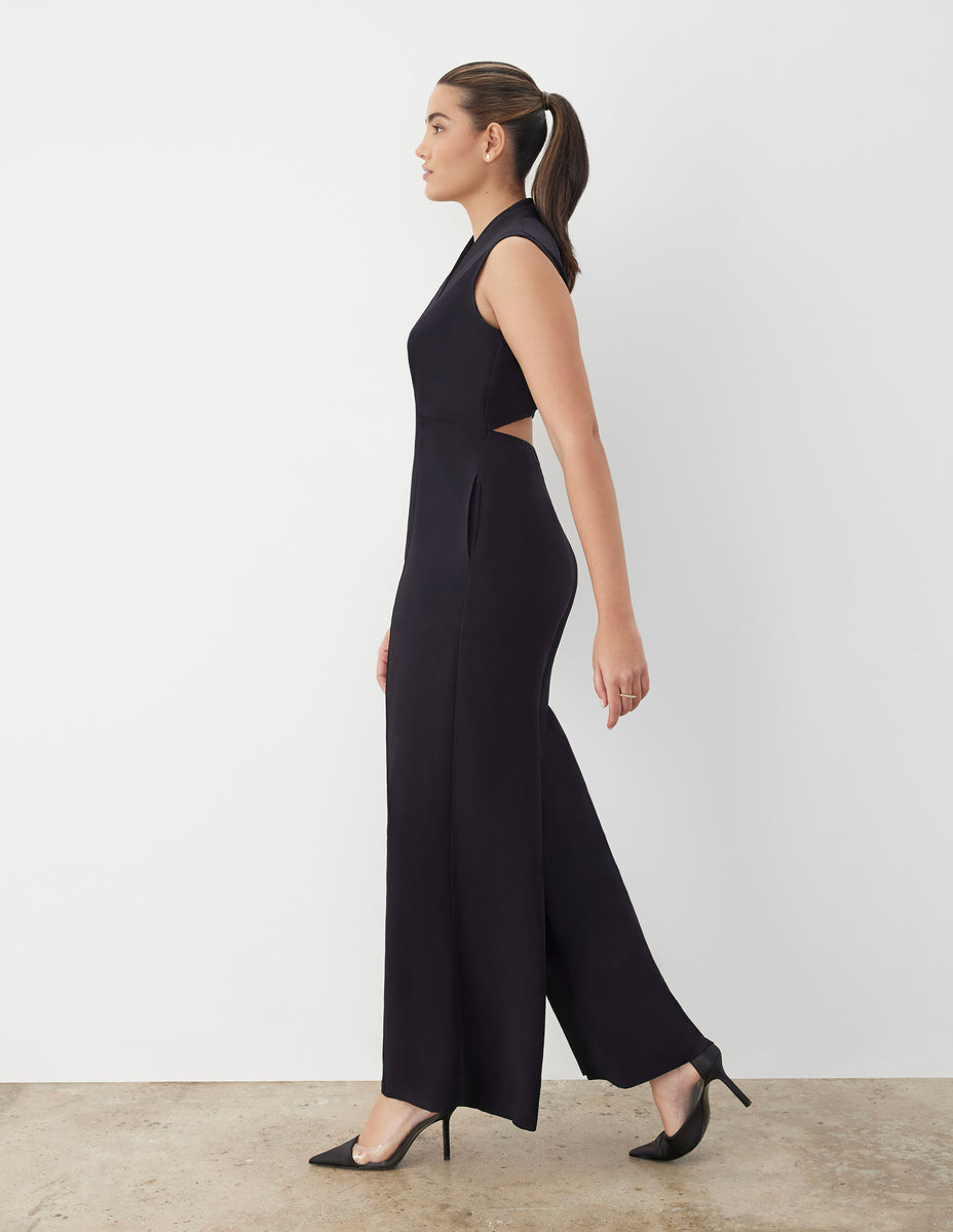 Cut out clearance side jumpsuit express