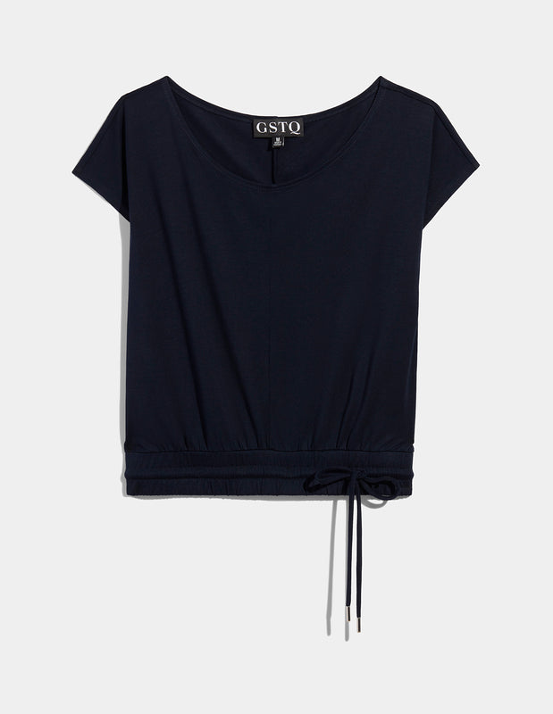 Drawstring Crop Top